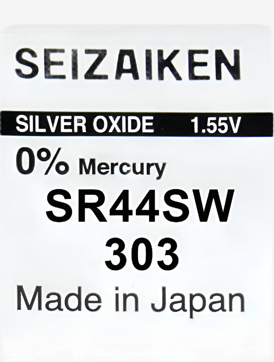 Батерия 1.5V Seiko SR44SW/AG13, сребро