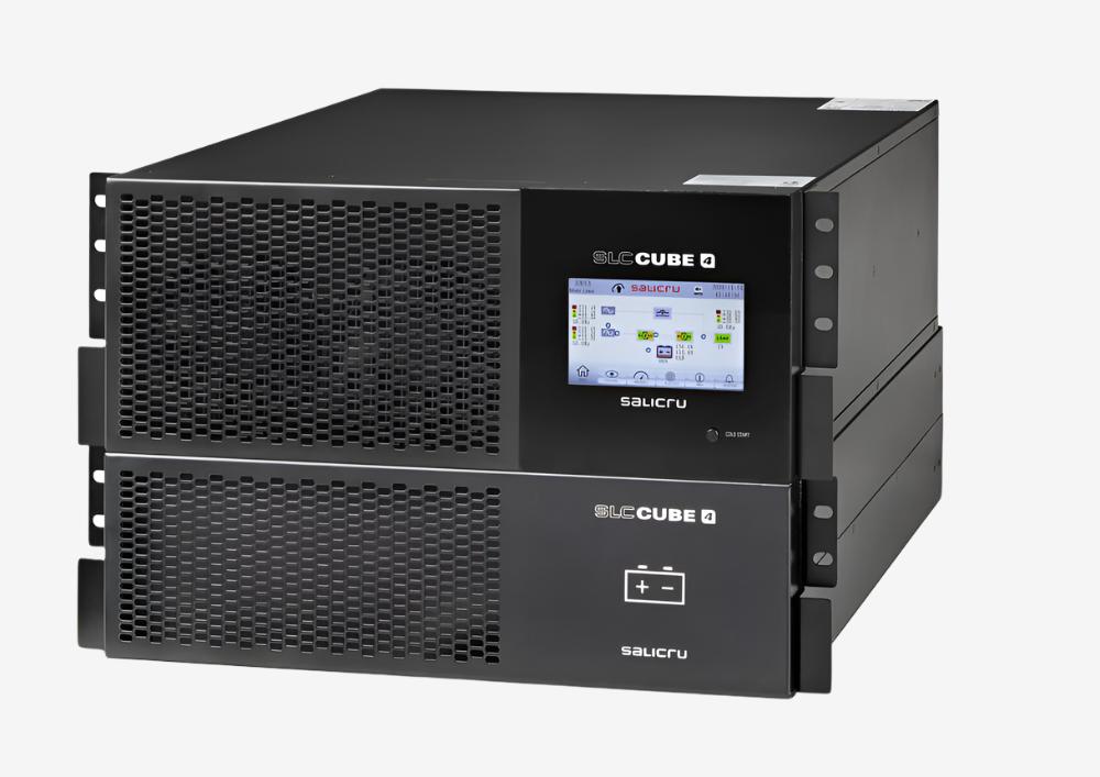 Salicru, SLC-10-CUBE4 R, Three-Phase, UPS - 10 kVA, On-Line, Rack with IoT and Extra Charger
