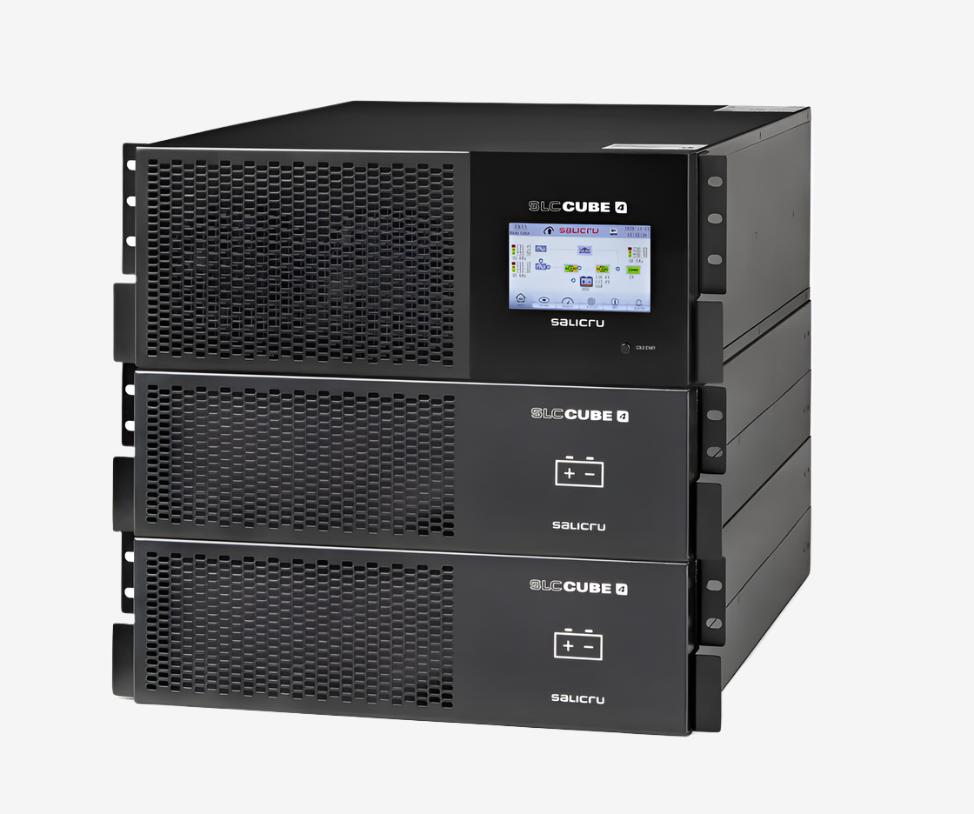 Salicru, SLC-15-CUBE4 R, Three-Phase, UPS - 15 kVA, On-Line, Rack with IoT and Extra Charger