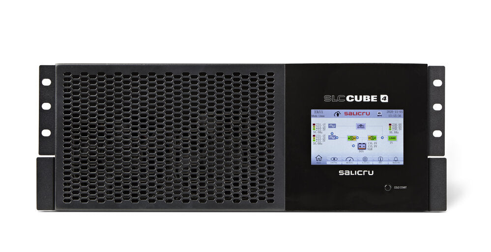 Salicru, SLC-7,5-CUBE4 R, Three-Phase, UPS - 7.5 kVA, On-Line, Rack with IoT and Extra Charger