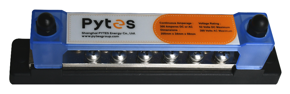 300A Busbar with 12 × M6 Terminals (with Cover)