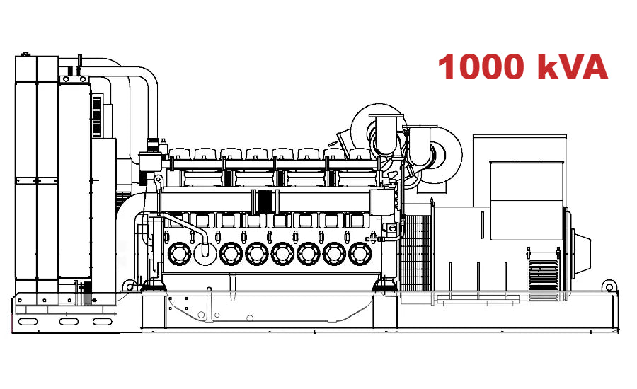 Diesel generator VISA Powerfull U, CUMMINS, C 1000 U - 1000 kVA, 800 kW
