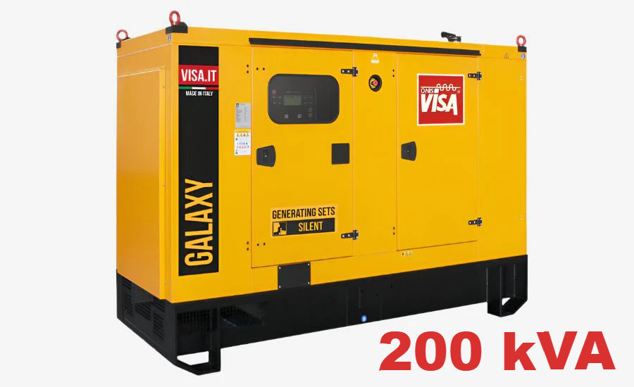 Diesel generator VISA Galaxy GX, IVECO STAGE3, F 203 GX - 200 kVA, 160 kW