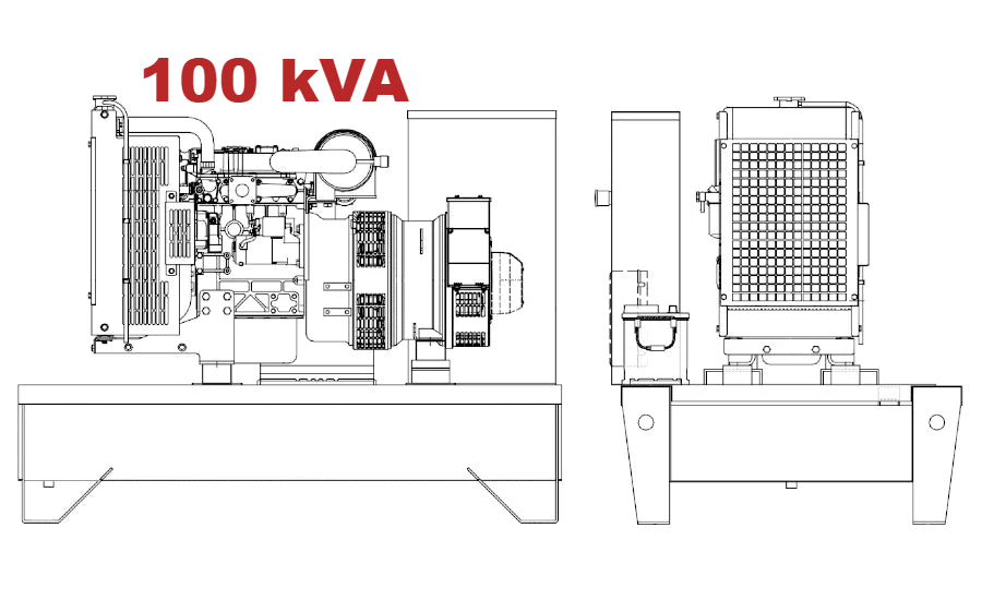 Дизелов генератор VISA Powerfull B, Iveco, F 100 B - 100 kVA, 80 kW