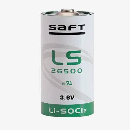 Battery Saft LS 26500 C Bobbin 7.7 Ah, Li-SOCl2, 3.6V - Eurogroup 33