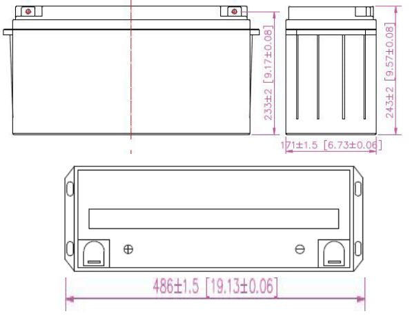 AGM battery 12V 150Ah, MWL 150-12