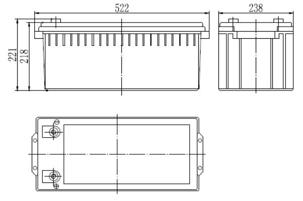 AGM battery 12V 200Ah, MWL 200-12