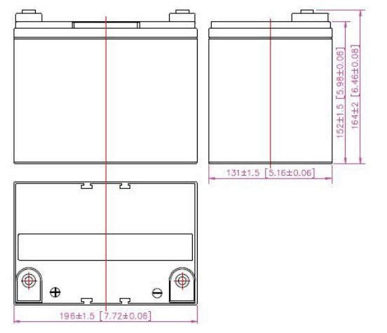AGM battery 12V 33Ah, MWL 33-12