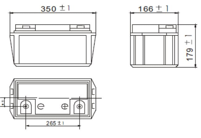 AGM battery 12V 70Ah, MWL 70-12