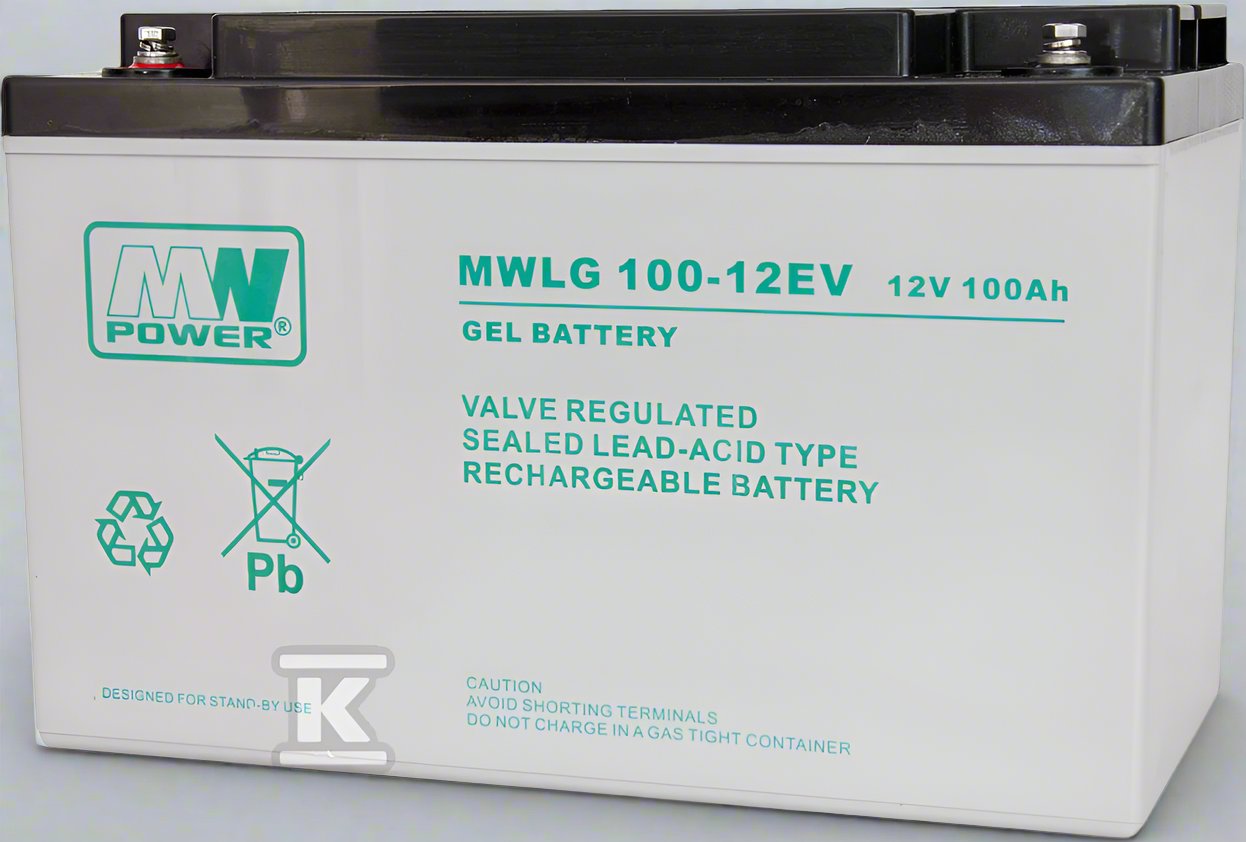 Gel battery 12V 100Ah, MWLG 100-12EV
