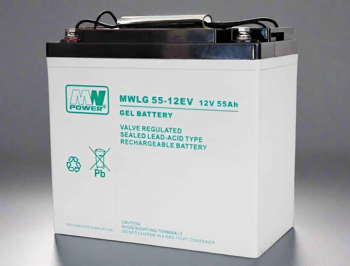 Gel battery 12V 55Ah, MWLG 55-12EV