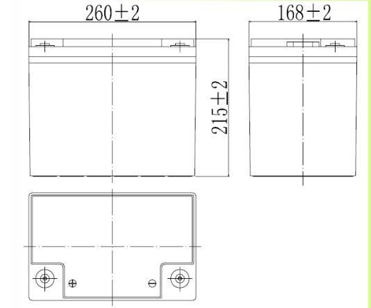 Gel battery 12V 80Ah, MWLG 80-12EV