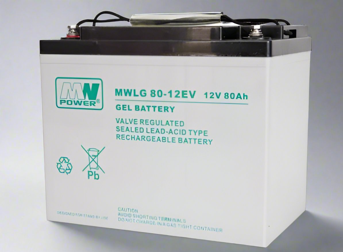 Gel battery 12V 80Ah, MWLG 80-12EV