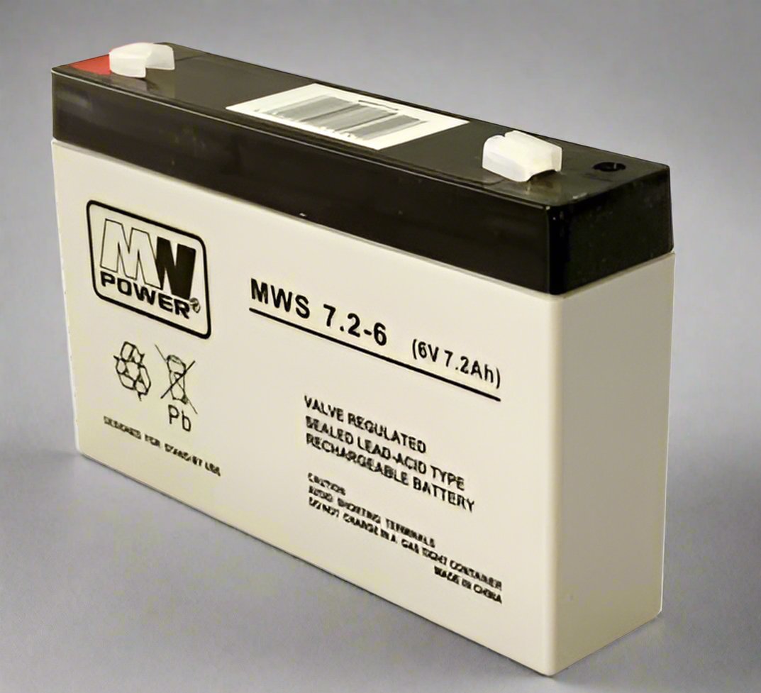 AGM battery 6V 7.2Ah, MWS 7.2-6 - Eurogroup 33