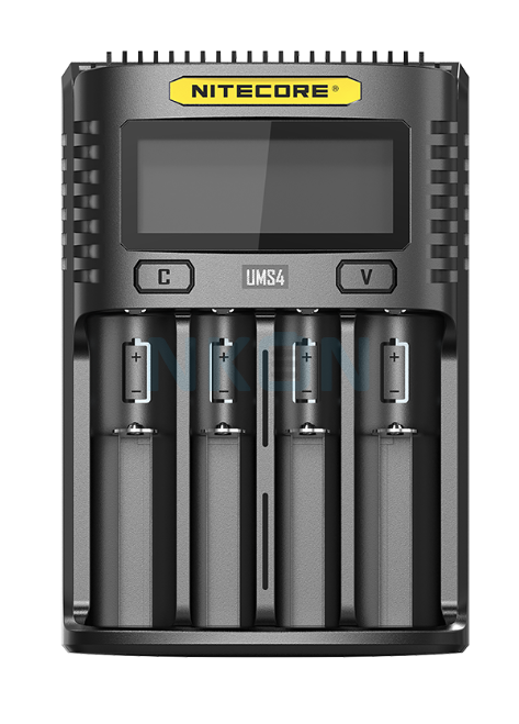 Зарядно Nitecore UMS4 с USB за четири батерии