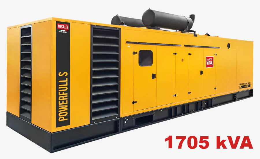 Diesel generator VISA Powerfull S, PERKINS, P 1700 S - 1705 kVA, 1364 kW