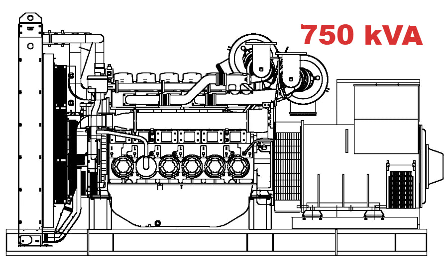 Дизелов генератор VISA Powerfull U, PERKINS, P 730 U - 750 kVA, 600 kW