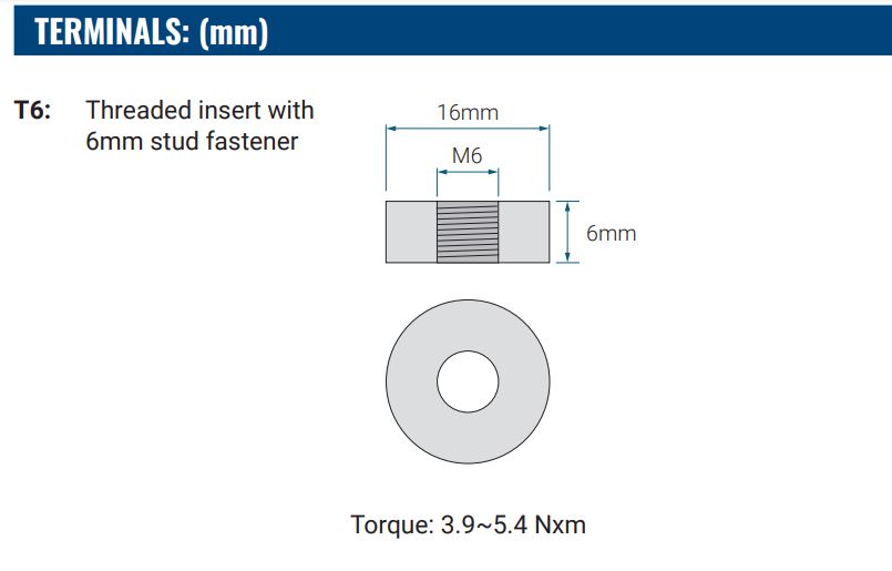 12V 55Ah, PG-12V55 M6