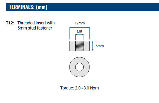 12V 26Ah, PS-12260VdS M5 AGM battery