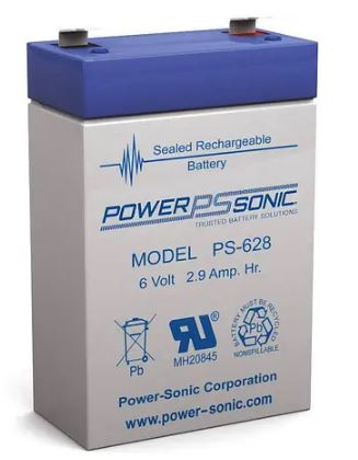 AGM battery 6V 2.9Ah, PS-628 - Eurogroup 33