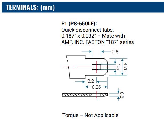 AGM battery 6V 5Ah, PS-650LF