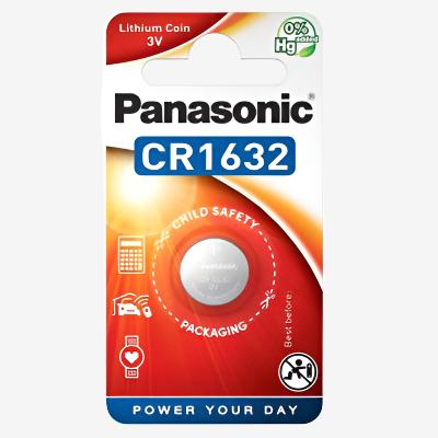 Батерия 3V Panasonic CR1632, LiMnO2 - блистер 1 бр.