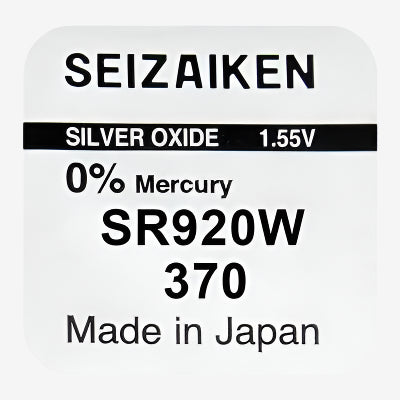 Батерия 1.5V, Seiko SR920W/AG6, сребро