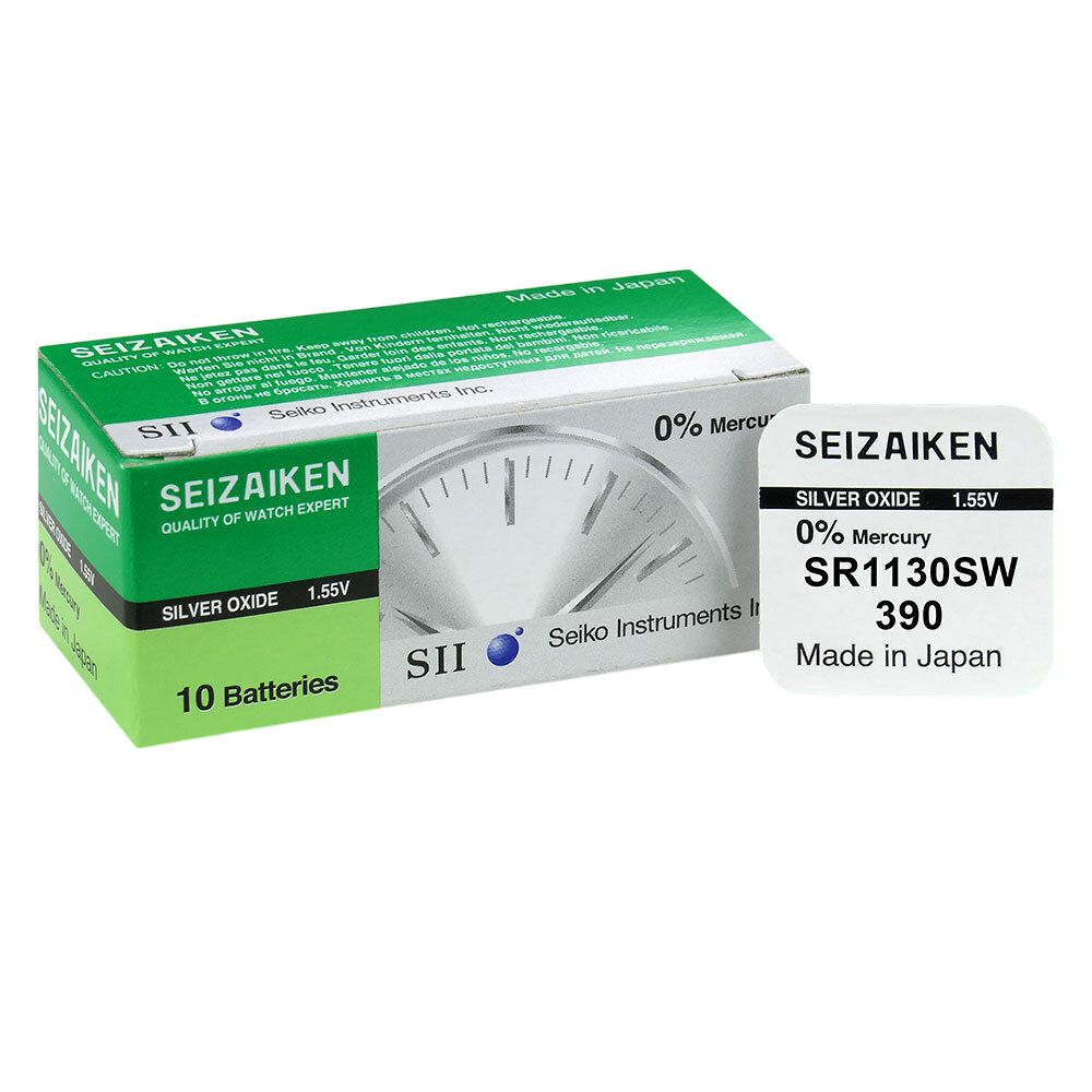 Батерия 1.5V Seiko SR1130SW/AG10, сребро