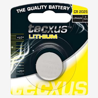 Батерия 3V Tecxus CR2025, литиева