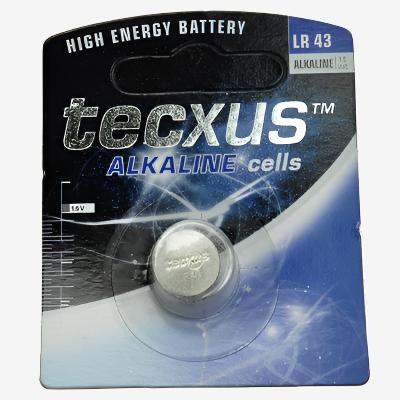 Батерия 1.5V Tecxus LR43/AG12, алкална