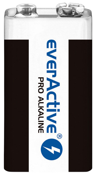 Батерия 9V EverActive Pro Alkaline 6LR61 - фолио с 1 бр.