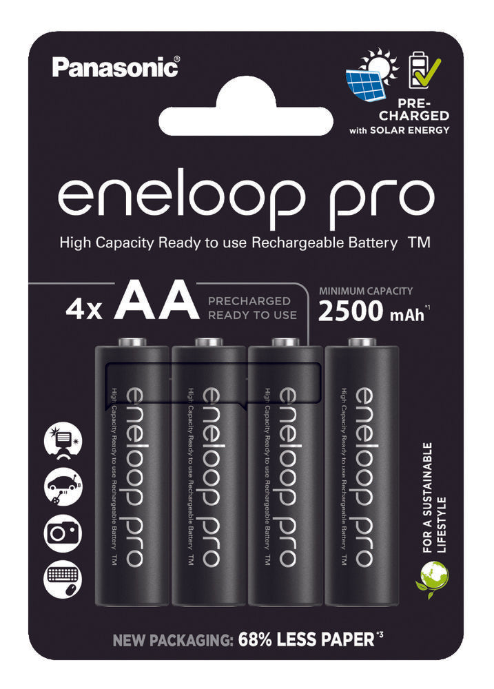 Батерия 1.2V Panasonic Eneloop Pro AA R6 NiMh 2500mAh x 4 бр.
