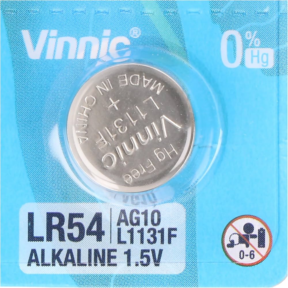 Батерия 1.5V Vinnic LR54/AG10, алкална