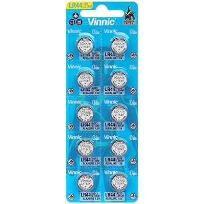 Батерия 1.5V Vinnic LR44/AG13, алкална