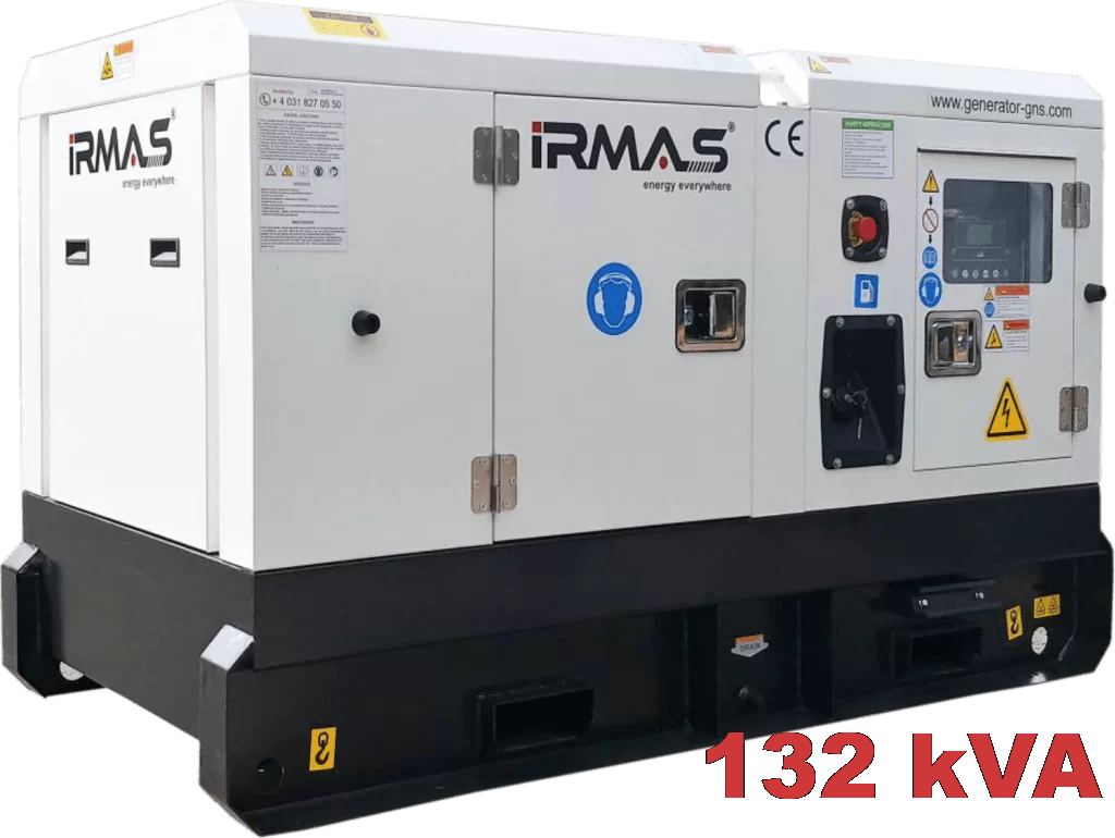 Diesel generator Irmas, Volvo, GNS 145 V - 132 kVA, 105 kW