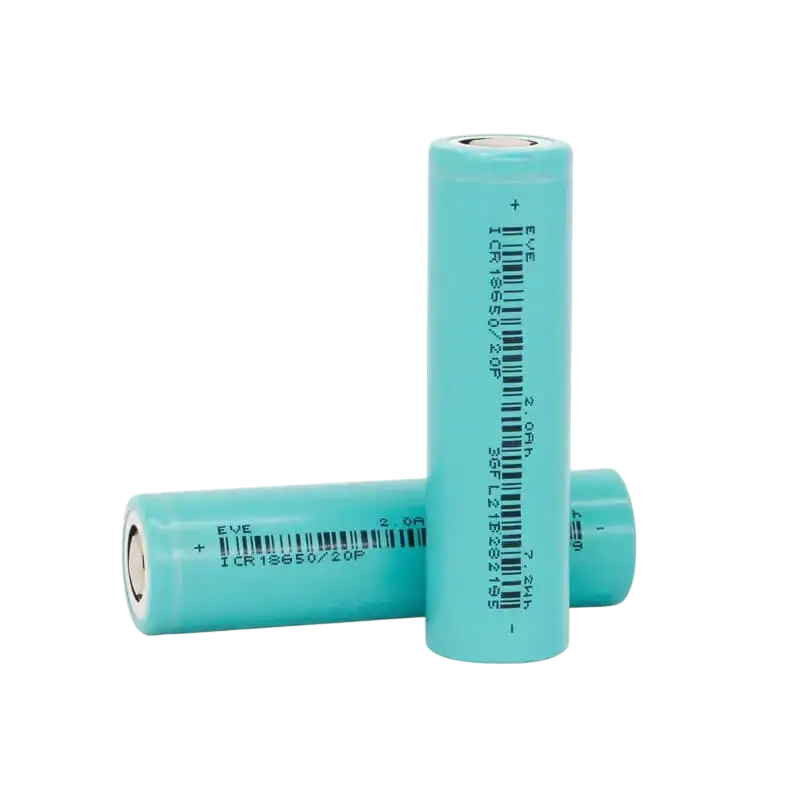 Battery EVE 18650, 20P, 3.6V 2000mAh, Li-Ion