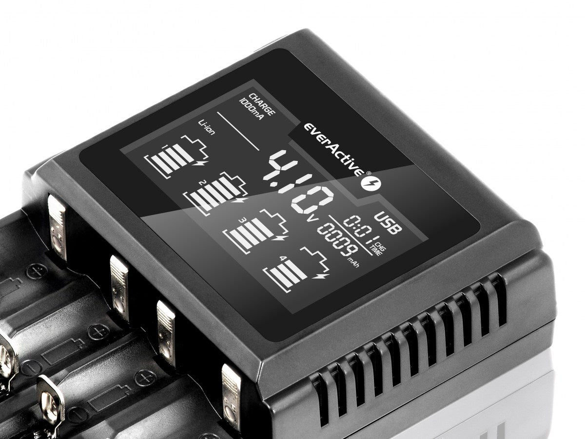 Зарядно устройство дисплей EverActive UC-4000 Professional charger