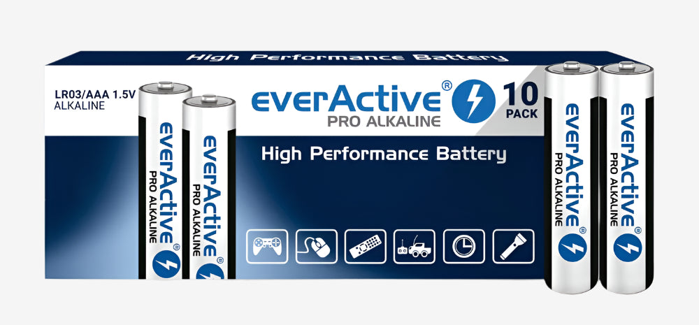Батерия 1.5V EverActive Pro LR03, алкални x 10 бр.