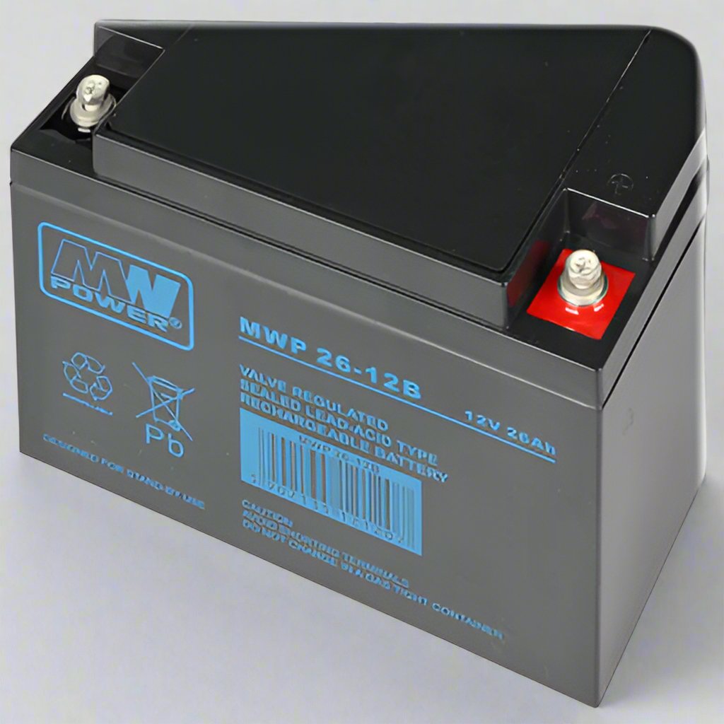 AGM battery 12V 26Ah, MWP 26-12B - Eurogroup 33