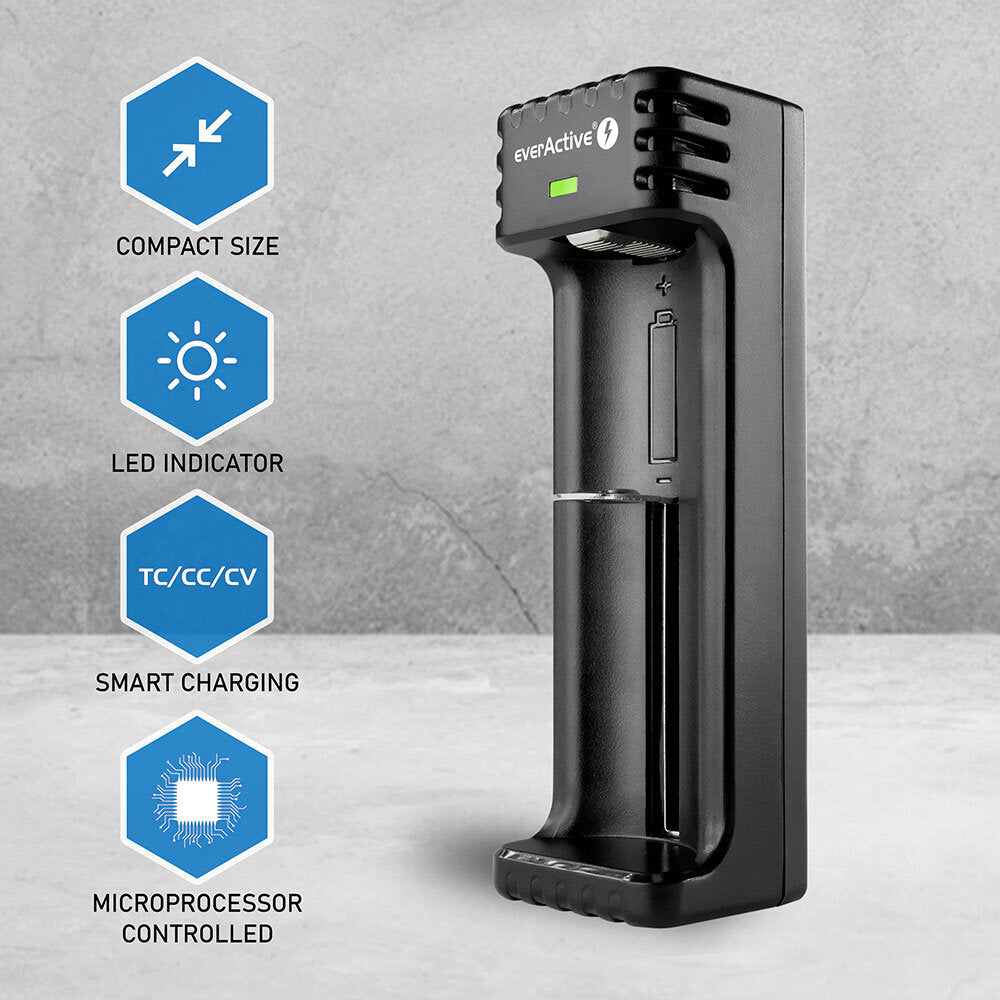 Зарядно устройство EverActive UC-100 Li-Ion/NiMH