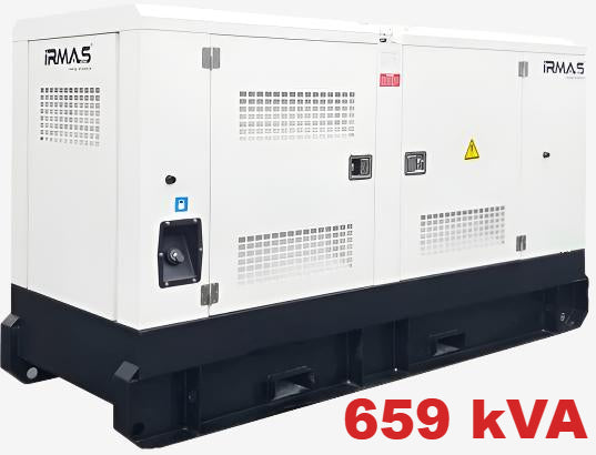 Diesel generator Irmas, SDEC - 659 kVA, 527 kW
