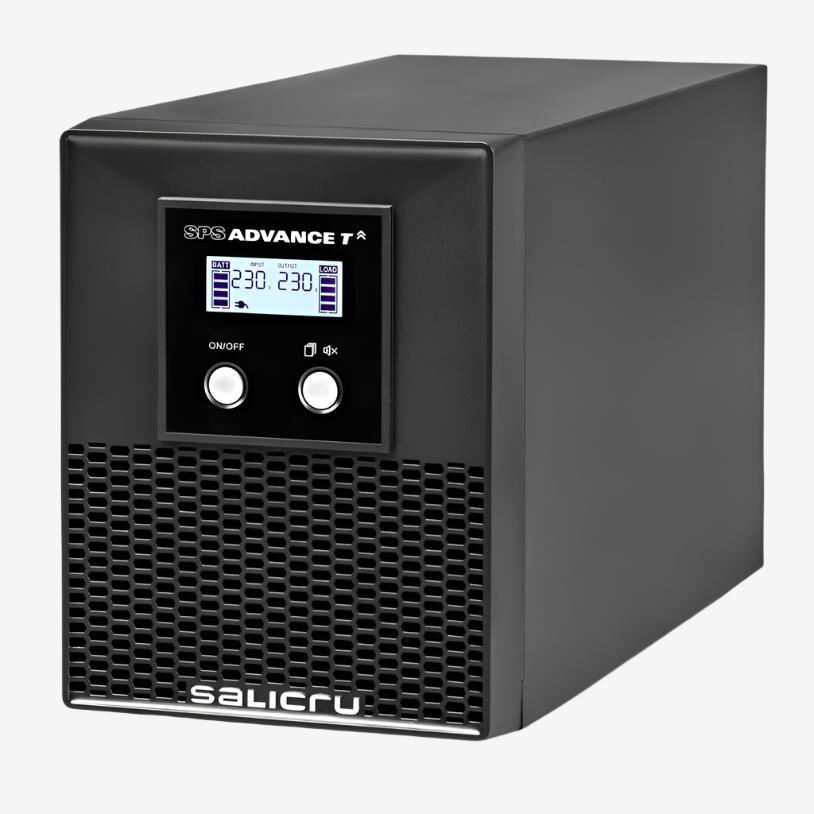 Salicru, SPS 850 ADV T, Line-Interactive, UPS - 850VA, Sine-Wave, Tower with 6 Sockets