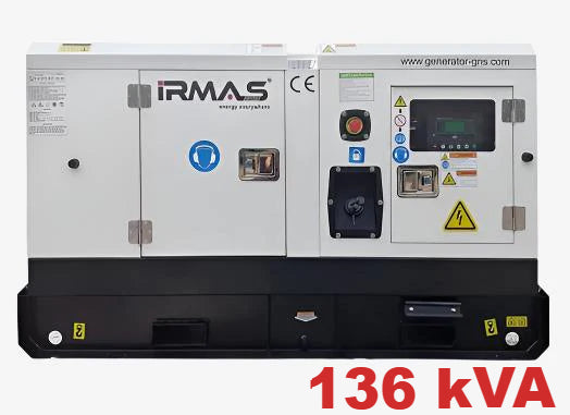 Diesel generator Irmas, SDEC - 136 kVA, 109 kW