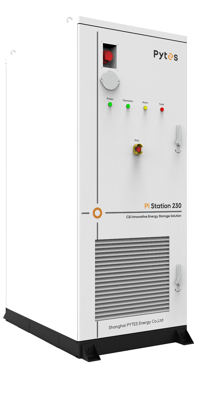 PYTES Pi Station 230EX – Liquid-Cooled Battery Cabinet
