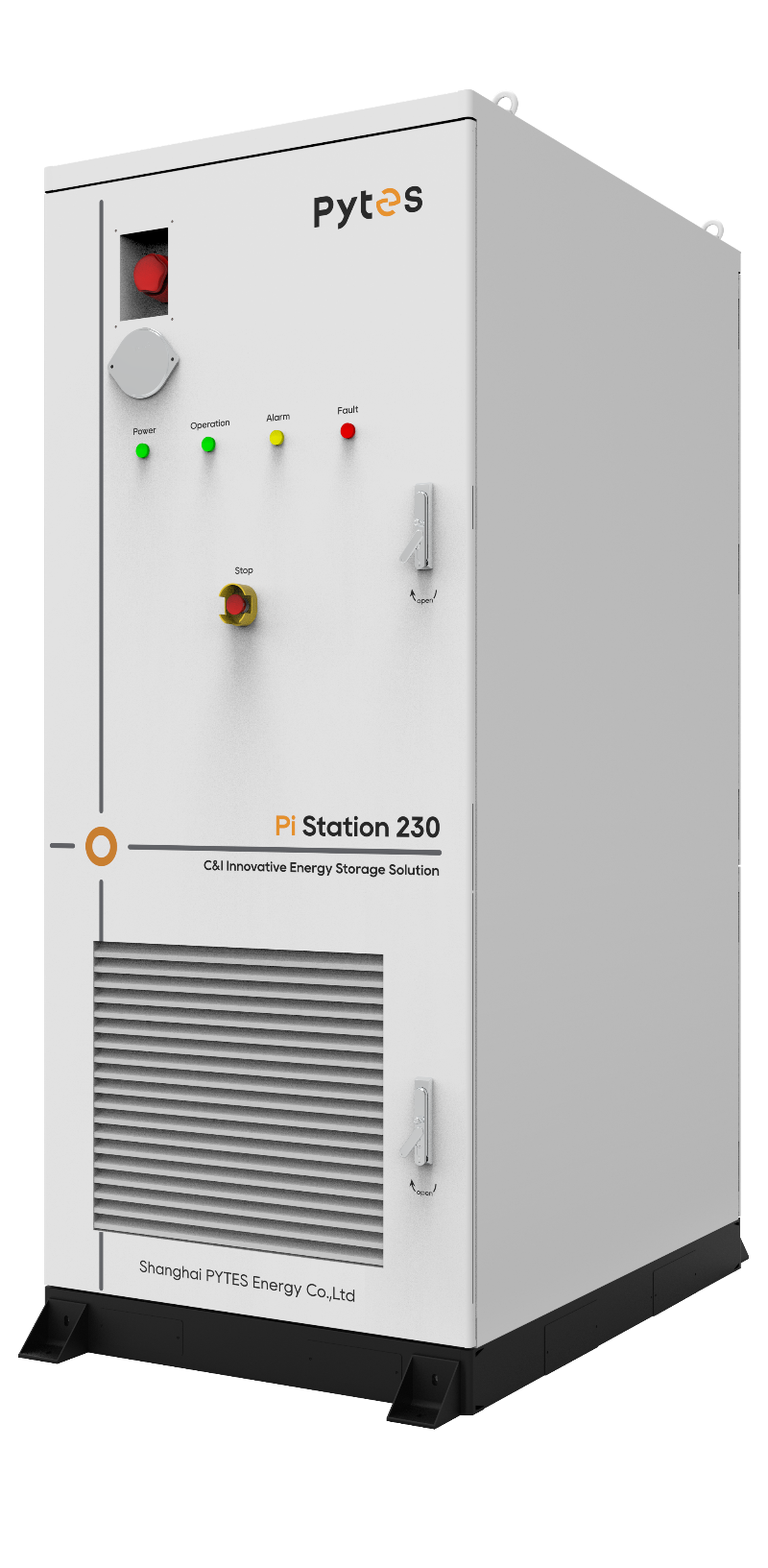 PYTES Pi Station 230EX – Liquid-Cooled Battery Cabinet