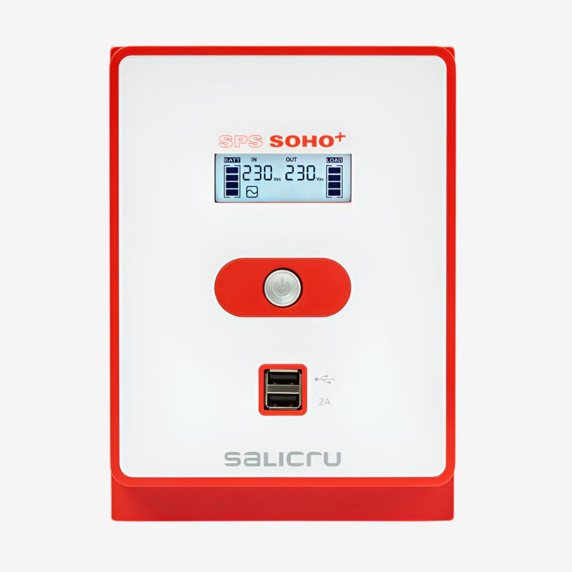 Salicru, SPS 1600 SOHO+, Line-Interactive, 1600VA, UPS with Dual USB Charger