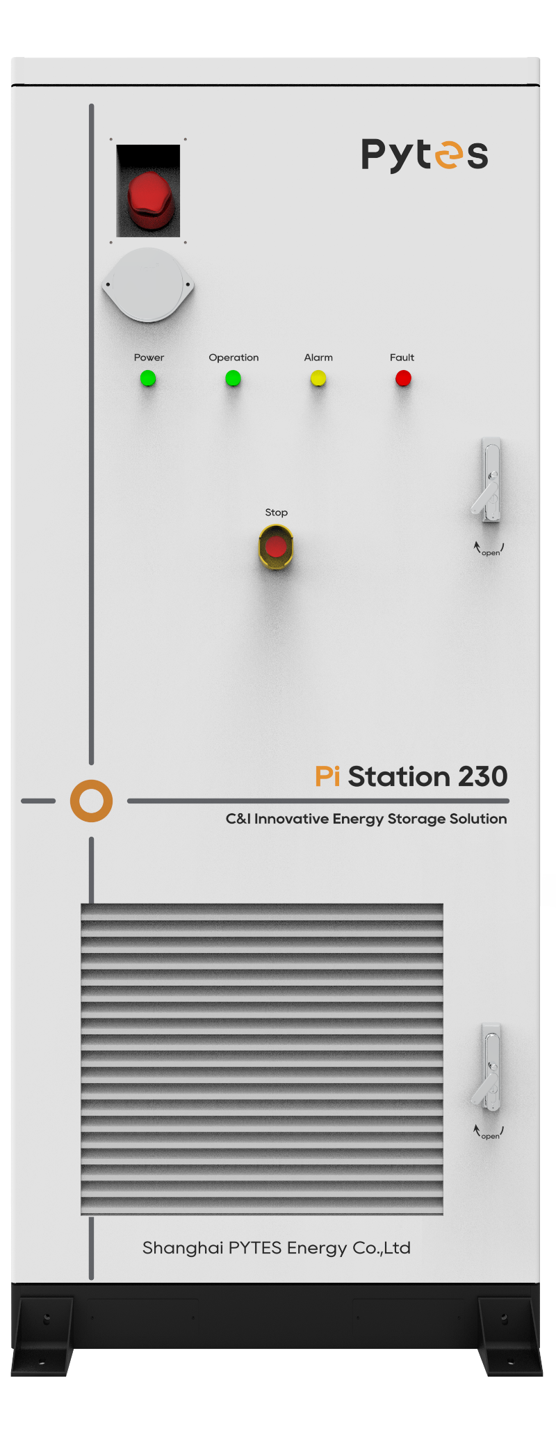 PYTES Pi Station 230EX – Liquid-Cooled Battery Cabinet