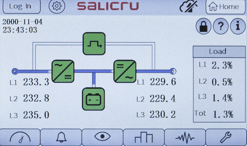 Salicru, SLC-60-CUBE4, Three-Phase, UPS - 60 kVA, On-Line with IoT
