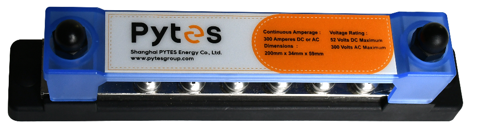 300A Busbar with 12 × M6 Terminals (with Cover)