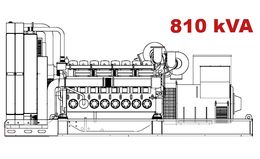 Diesel generator VISA Powerfull U, CUMMINS, C 810 U - 810 kVA, 648 kW